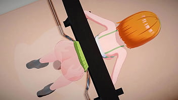 Yotsuba Nakano's wailing fuck-a-thon in 3 dimensional Anime pornography